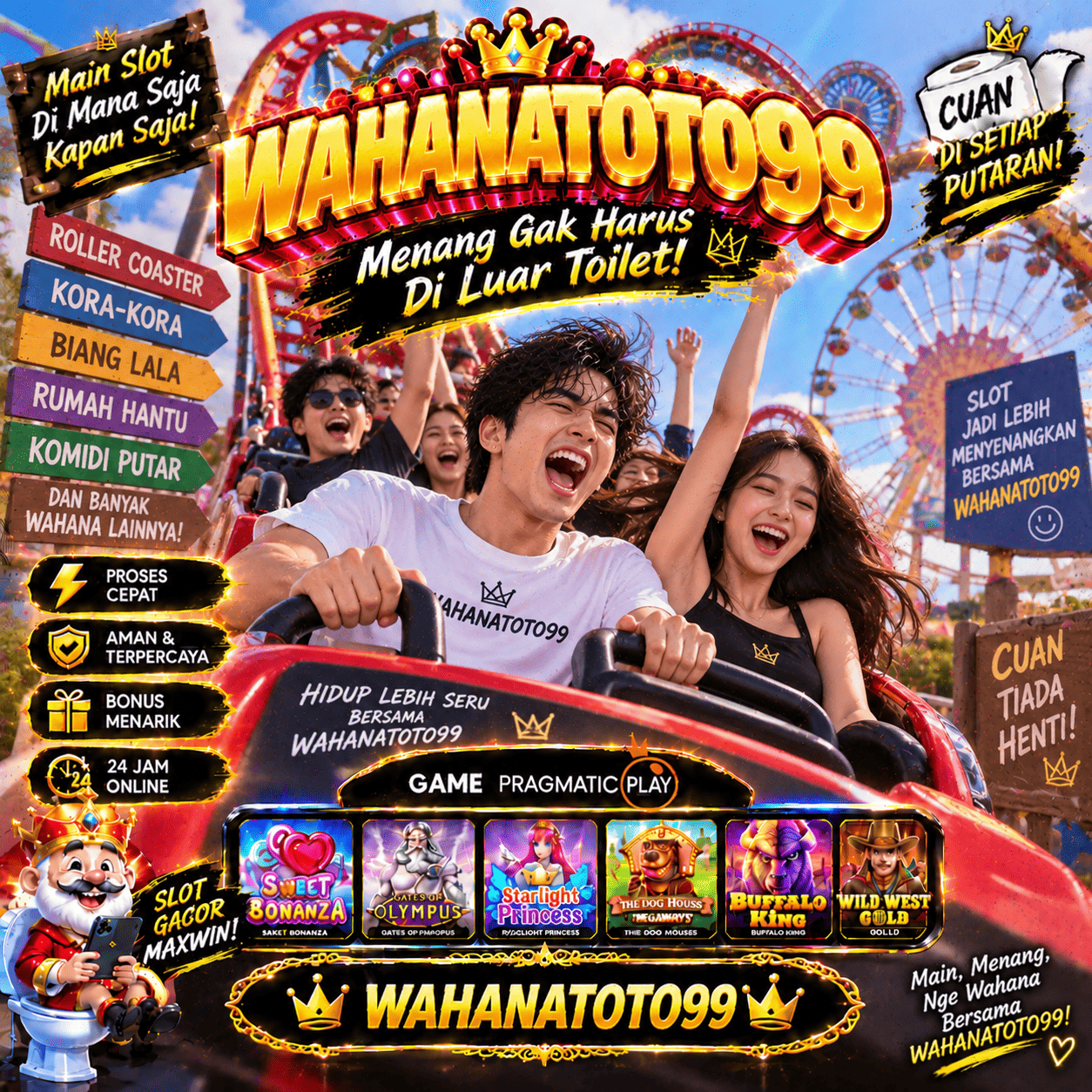 Banner WAHANATOTO99 Cyber Blue